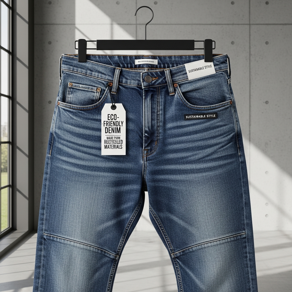 Denim durable et éco-responsable avec matériaux recyclés